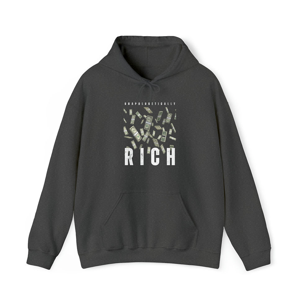 Thumbnail: UNAPOLOGETICALLY RICH UNISEX HEAVY BLEND™ HOODED SWEATSHIRT
