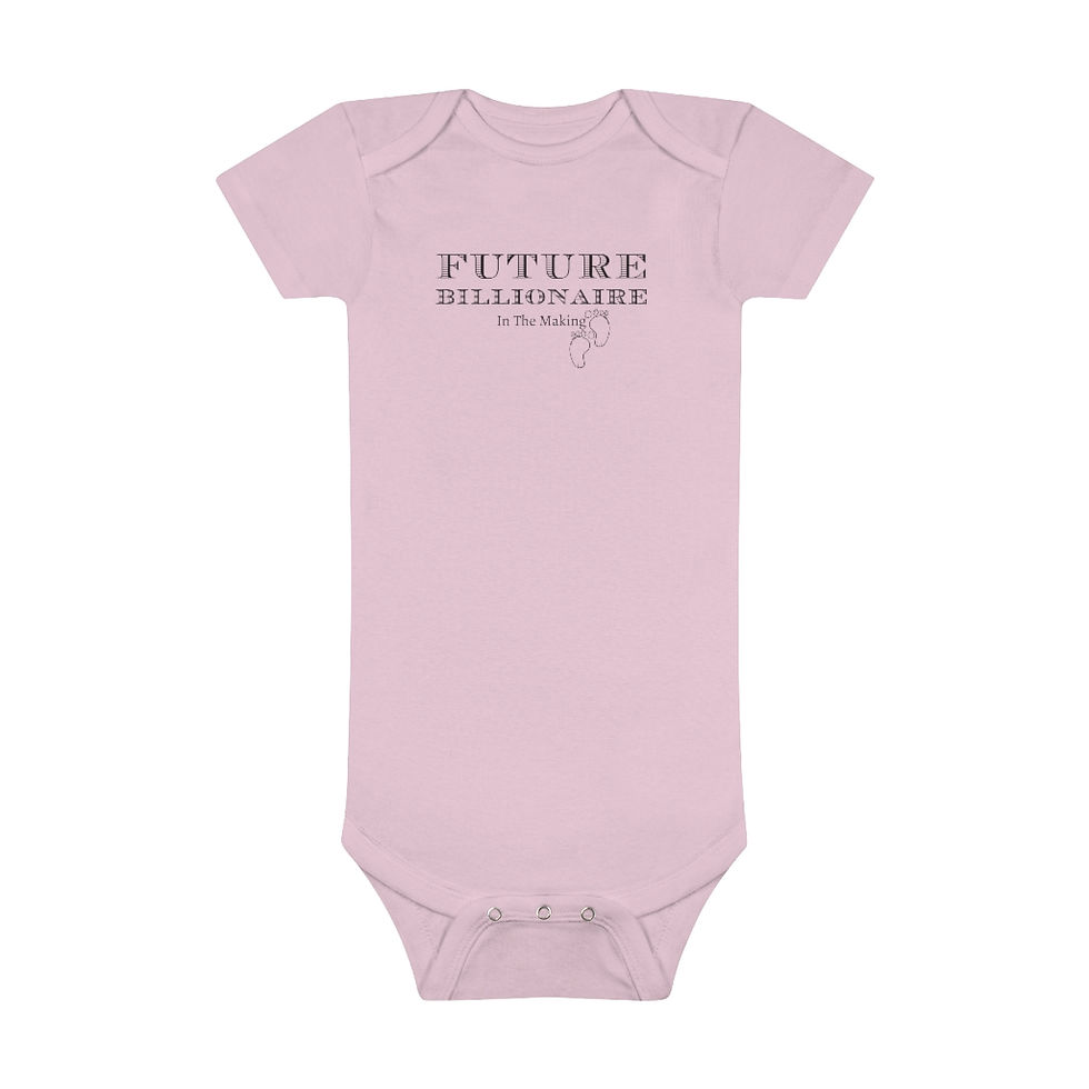 Thumbnail: FUTURE BILLIONAIRE BABY SHORT SLEEVE ONESIE®