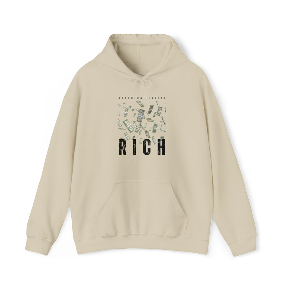 Thumbnail: UNAPOLOGETICALLY RICH UNISEX HEAVY BLEND™ HOODED SWEATSHIRT