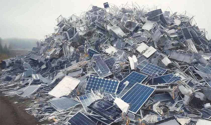 waste solar panels