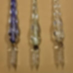 Hand blown glass dip pens