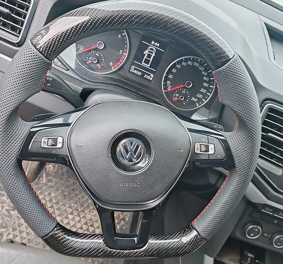 vw lenkrad carbon
