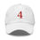 Thumbnail: 4 the dreamers Classic Dad Hat (Red 4)