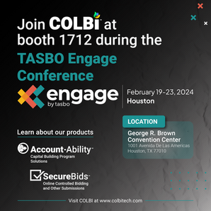 Exciting news! COLBI is thrilled to announce our presence at the 2024 TASBO Engage Conference!