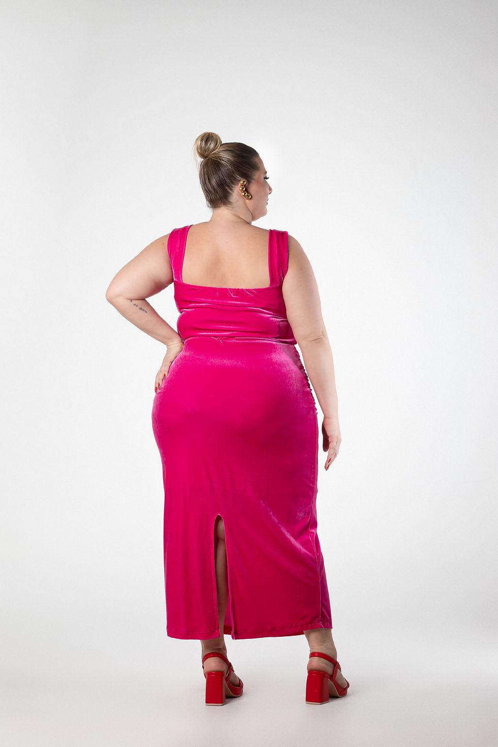 Miniatura: Top Andreza Veludo Pink
