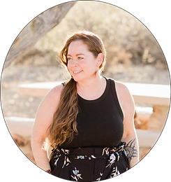 Shannon at Grandmother Ironwood tree