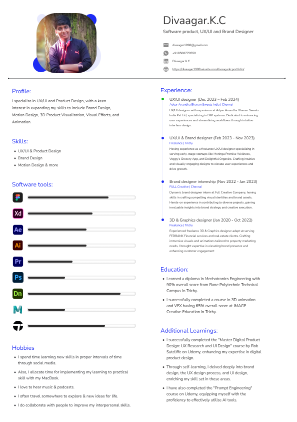 Divaagar resume updated Blue.png