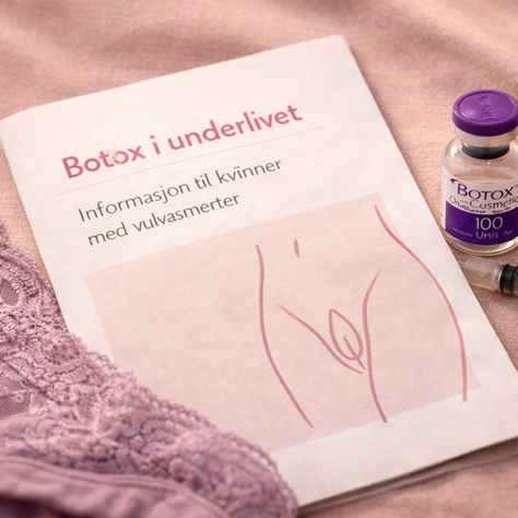 Botox i underlivet - informasjon til kvinner med vulvasmerter:
