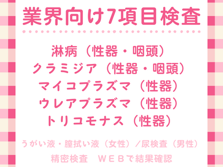 業界者向け7項目検査
