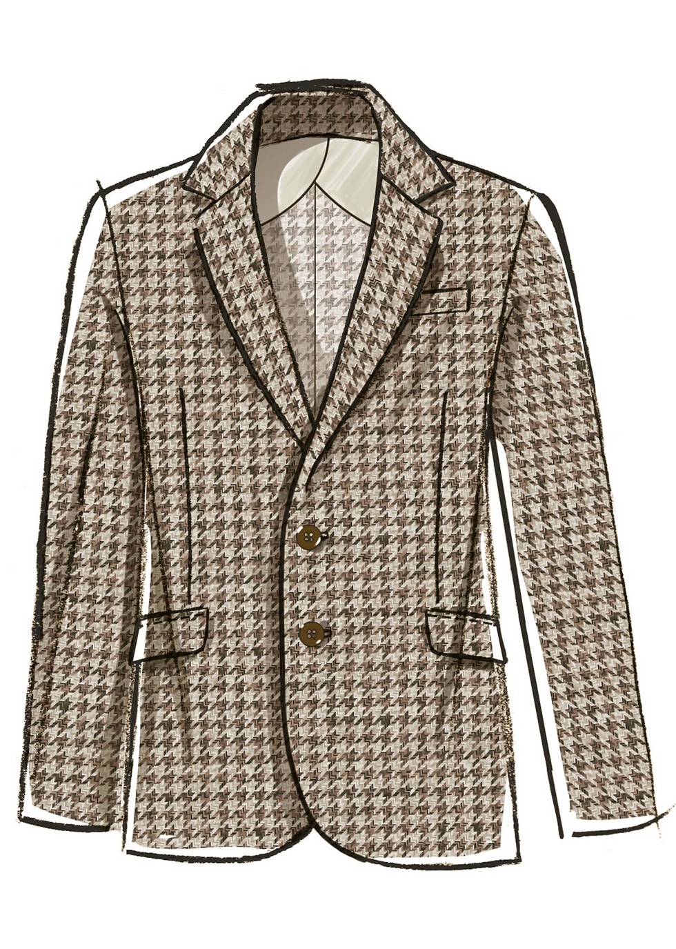Thumbnail: McCall’s Pattern M8614 Unisex Blazer