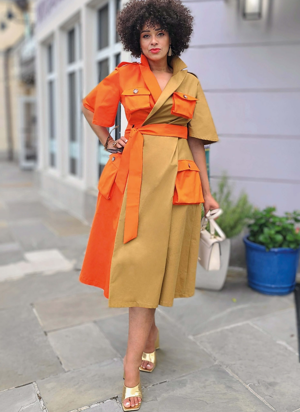 Thumbnail: Know Me Sewing Pattern ME2020 Misses’ and Women’s Wrap Dress With Belt by Keechii B Style
