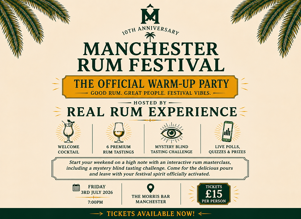 The Official Manchester Rum Festival Warm-Up Party