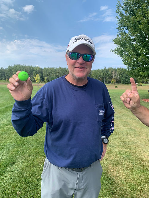 Darby Darrow of Mackinaw City, Michigan - Hole In One at The Mackinaw Club Golf Course