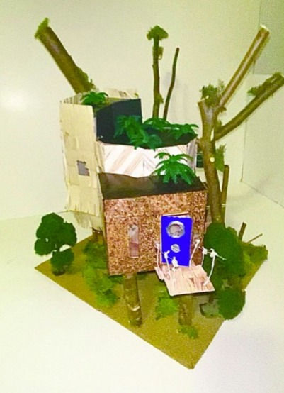 woodsman treehouse North view