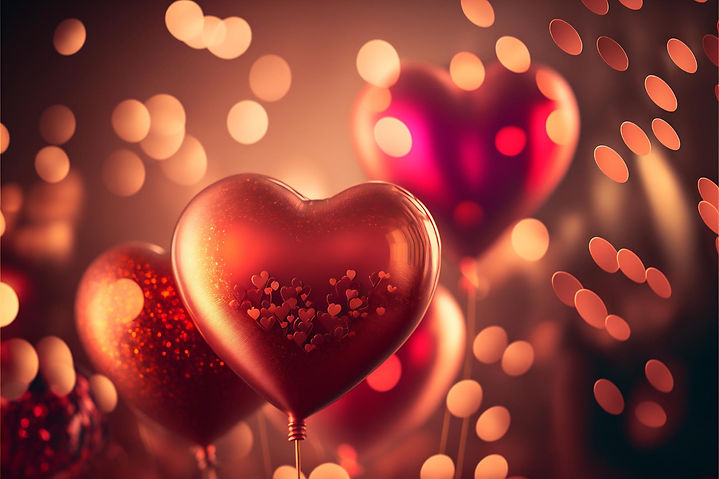 un coeur qui représente la saint valentin
