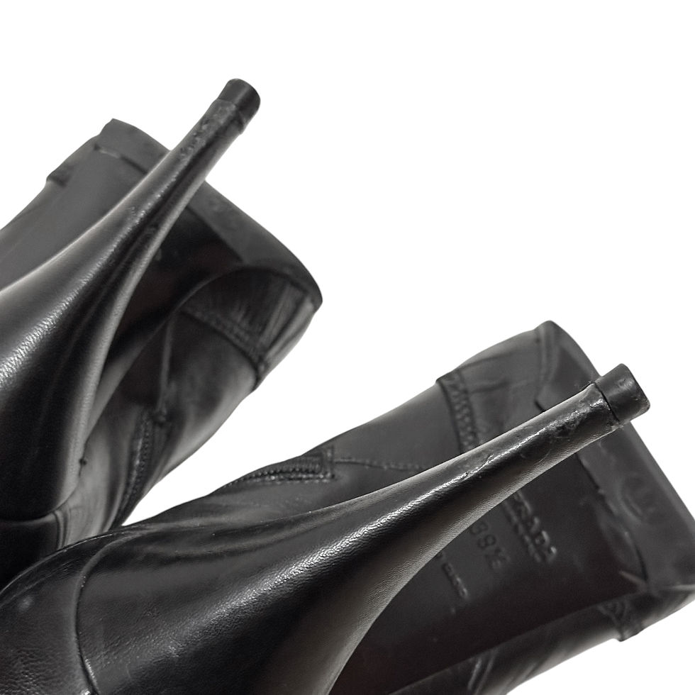 Thumbnail: 00s 'Prada' Ruched Ankle Boots