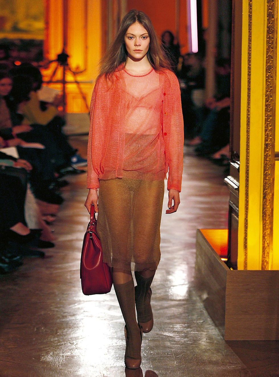 Thumbnail: Miu Miu F/W 2007/ SHEER TWIN-SET