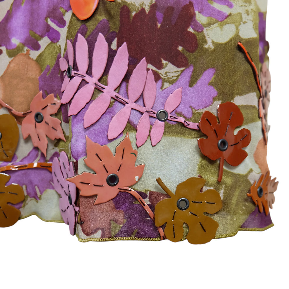 Thumbnail: 1999 'Prada' Leaf Silk Skirt