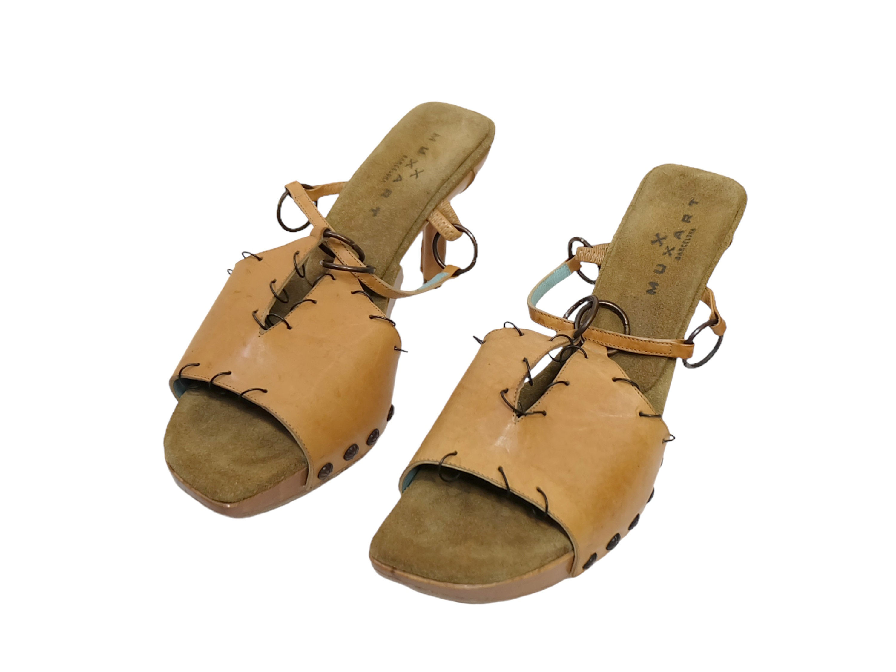 00s  'Muxart' Leather Sandals