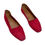 Thumbnail: 90s 'Emporio Armani' Red Suede Ballet Flats