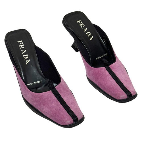 1999 'Prada' Pink Mules | Cheree Cheree