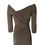 Thumbnail: 00s 'Plein Sud' Ruched Brown Dress
