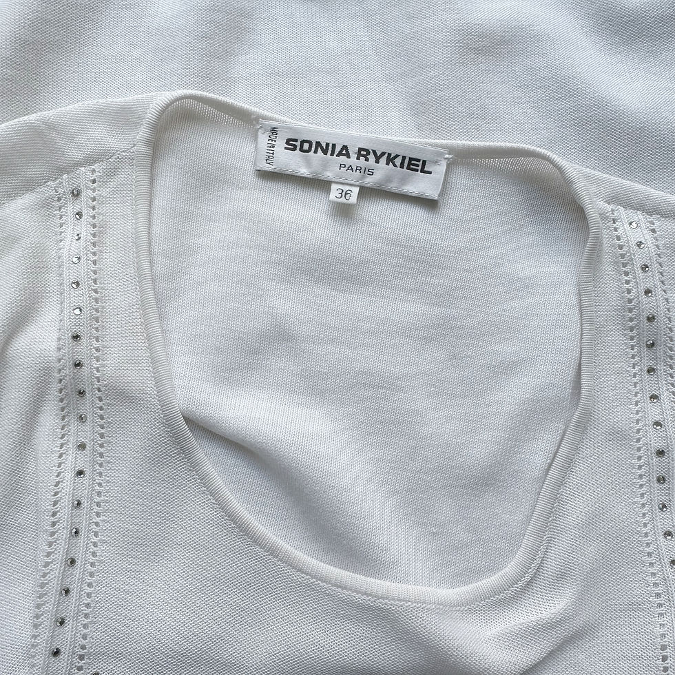 Thumbnail: 00s 'Sonia Rykiel' White T-shirt