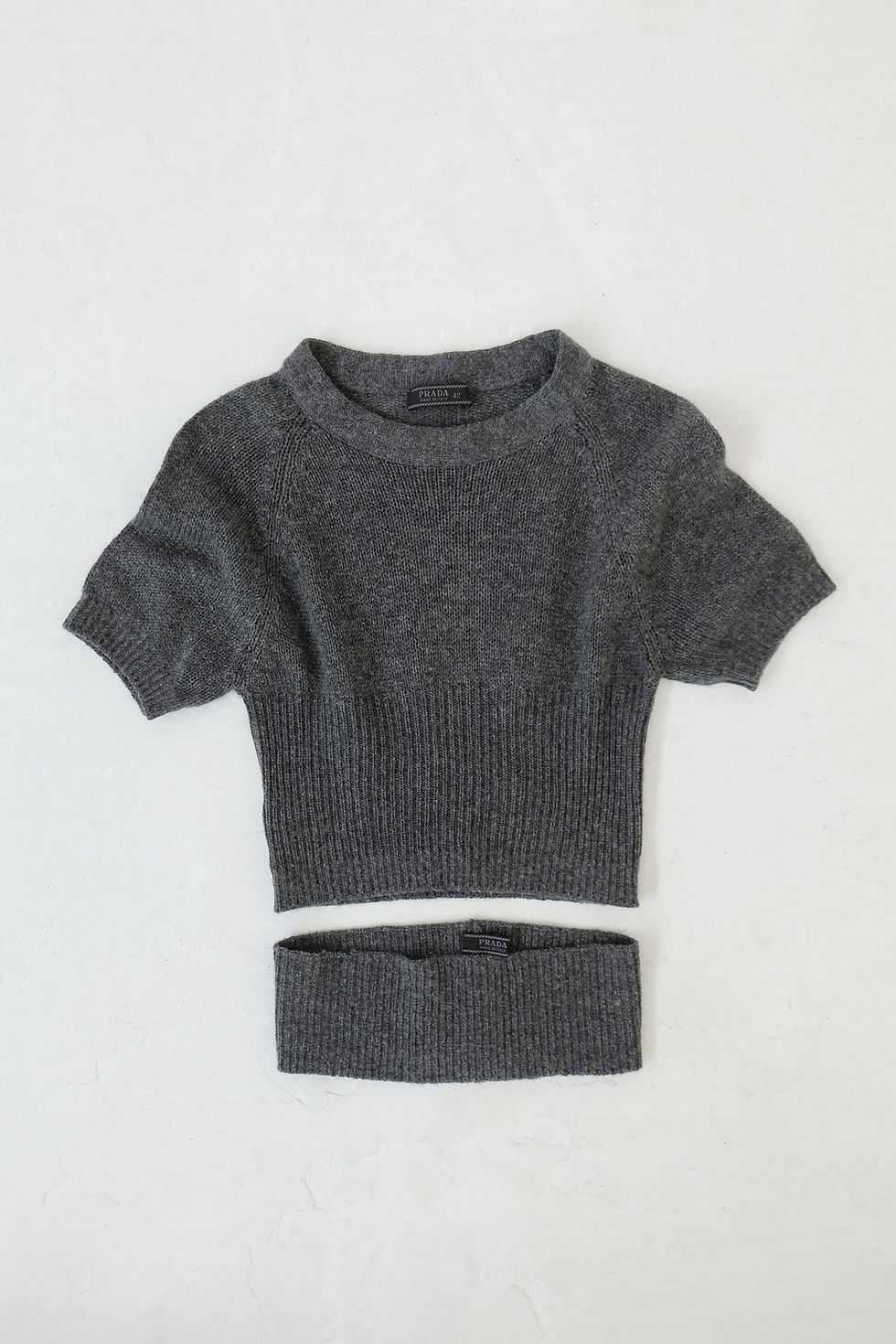 Thumbnail: Prada S/S 2001/ CASHMERE TWO PIECE