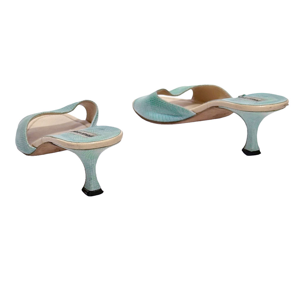 Thumbnail: 90s 'Manolo Blahnik' Heeled Sandals