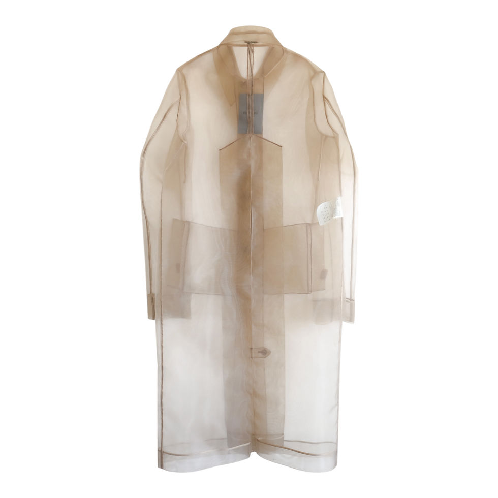 Thumbnail: 2007 'Miu Miu' Sheer Trenchcoat