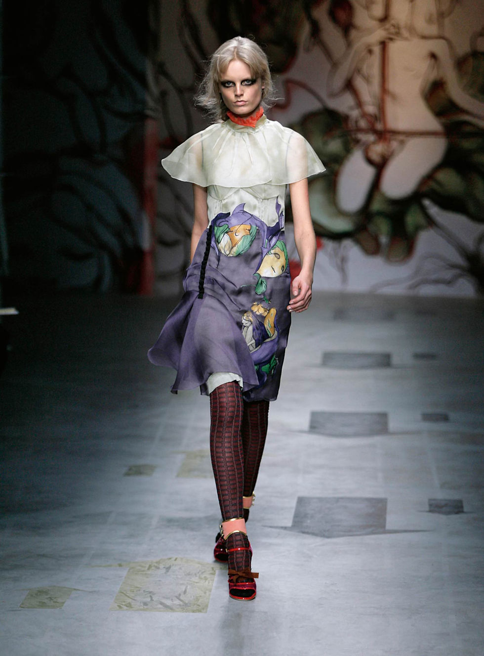 Thumbnail: Prada S/S 2008/ CHECKERED SOCKS
