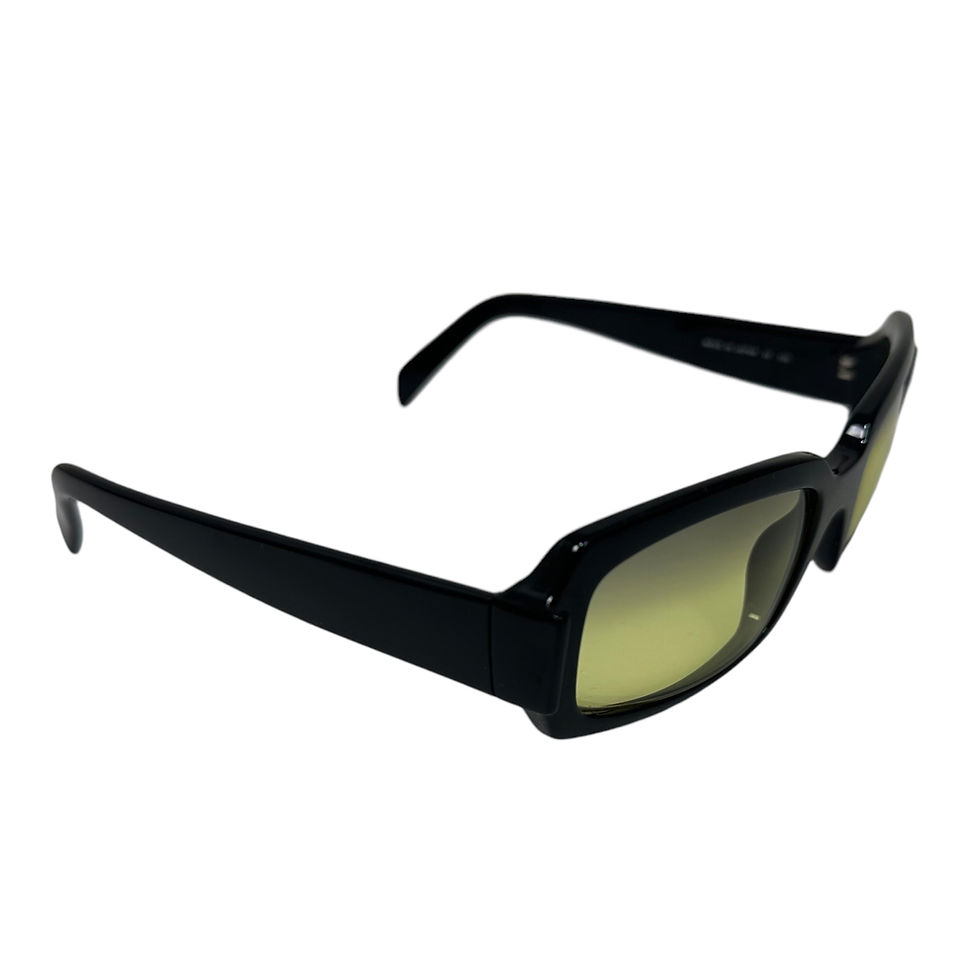 Thumbnail: 00s 'Donna Karan' Yellow Lens Sunglasses