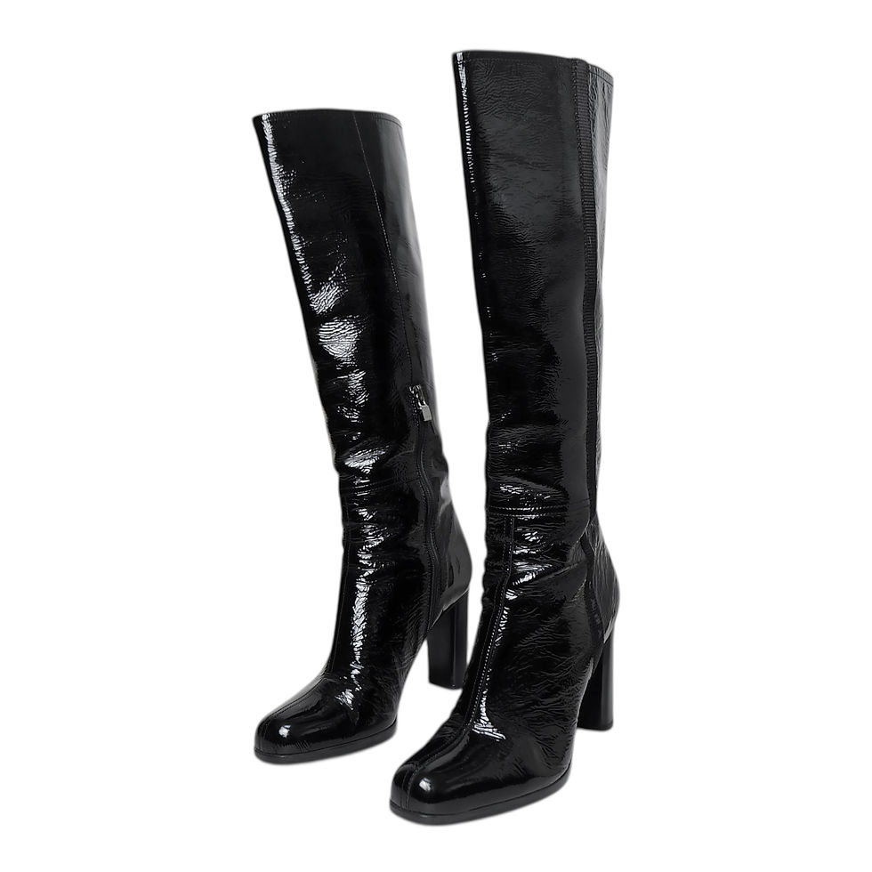 Thumbnail: 1999 'Prada' Patent Leather Boots