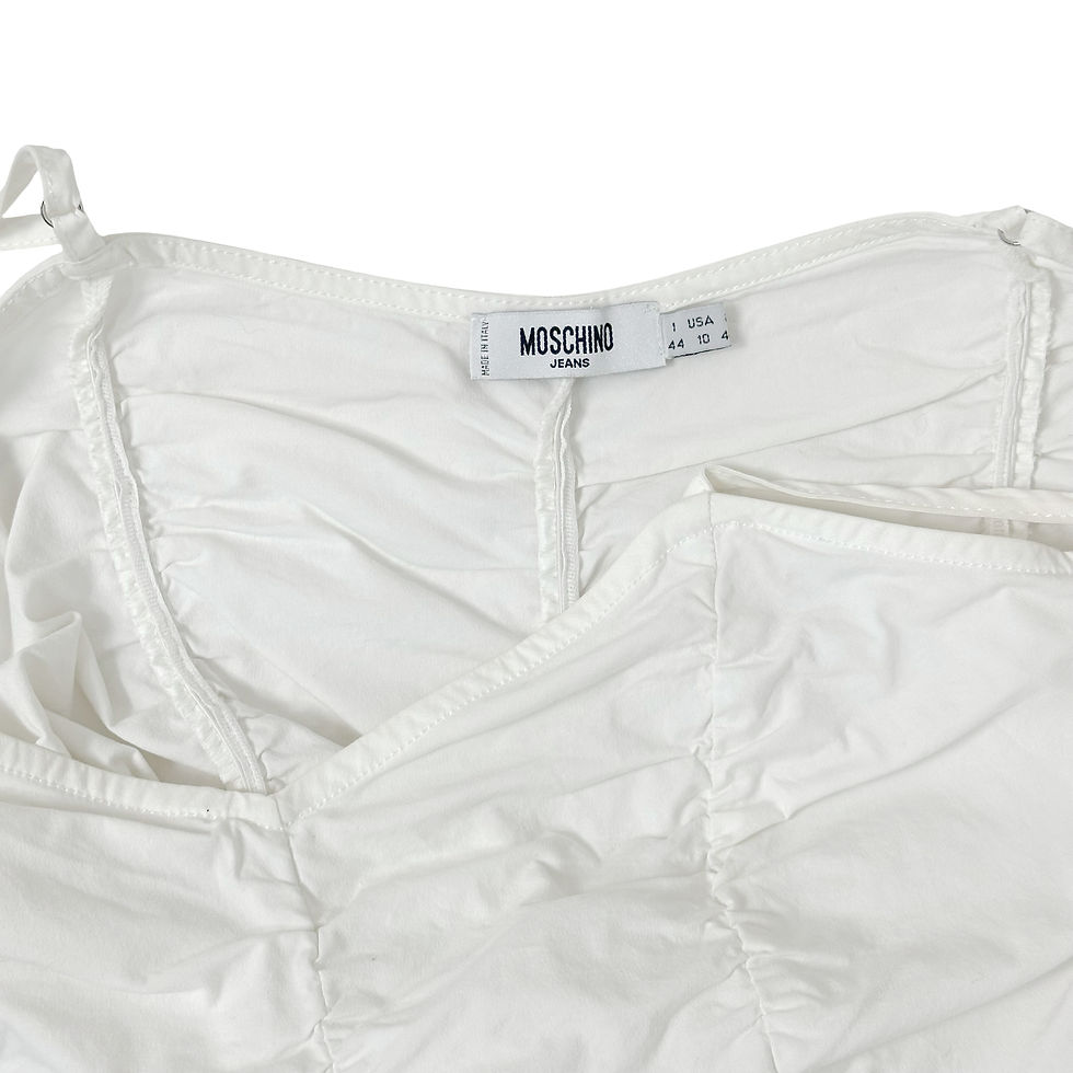 Thumbnail: 90s 'Moschino' Ruched Dress
