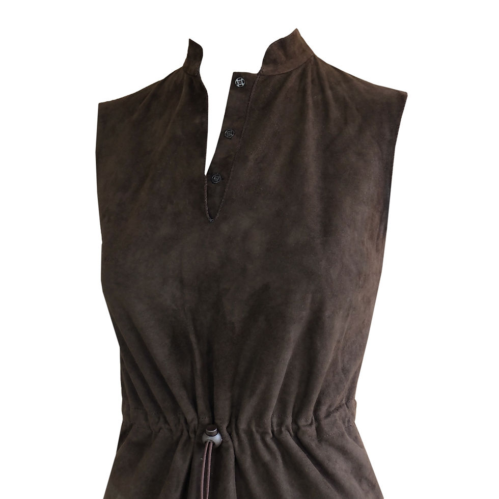 Thumbnail: 1998 'Miu Miu' Suede Skirt Set