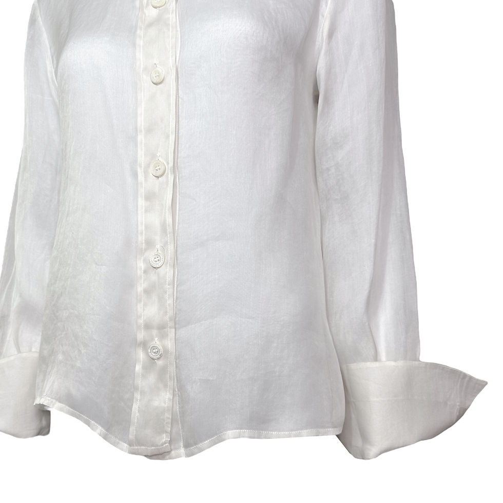 Thumbnail: 90s 'Ferre' Silk Sheer Blouse