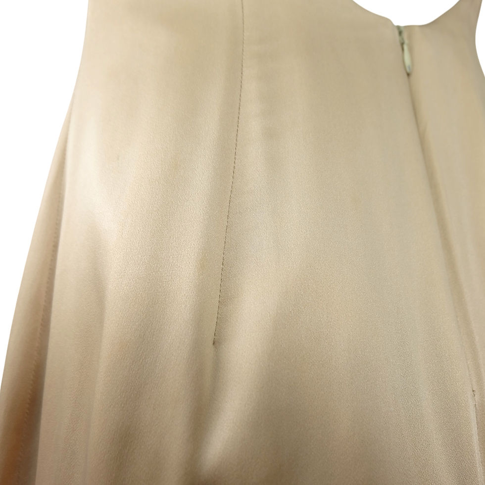 Thumbnail: 90s 'Ferre' Gold Satin Dress