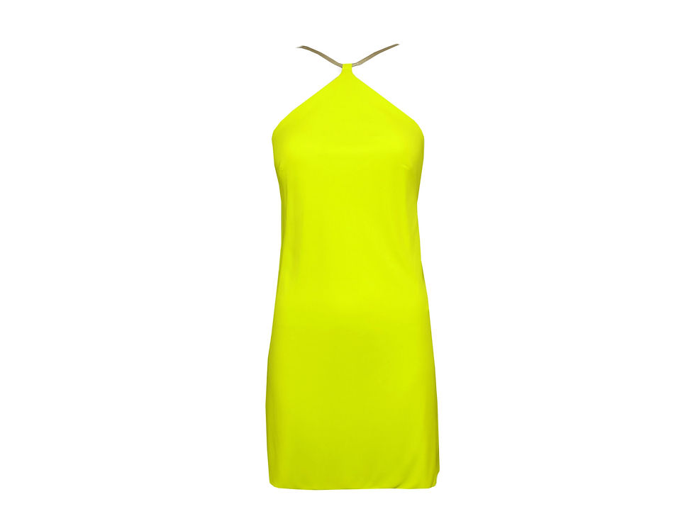 00s 'Plein Sud' Yellow Dress