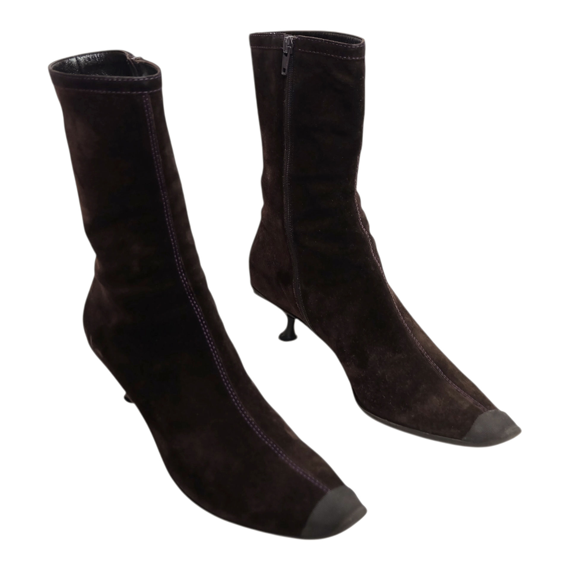 2000 'Miu Miu' Suede Boots