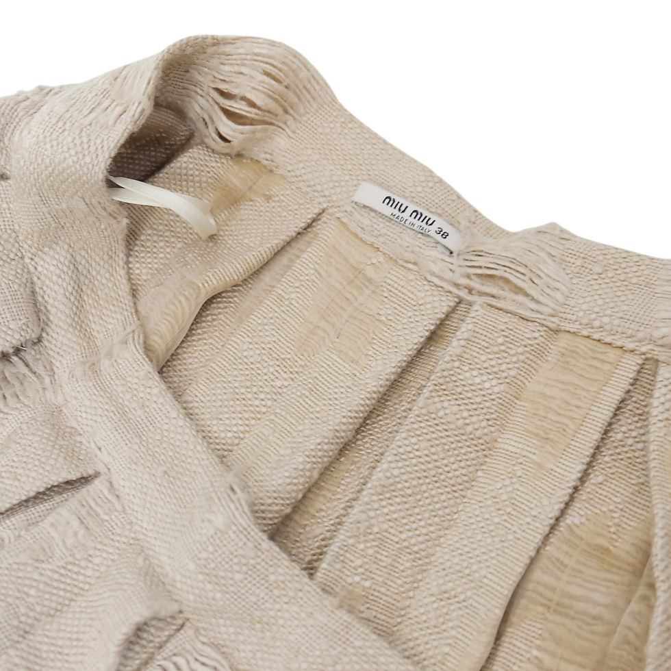 Thumbnail: 2009 'Miu Miu' Distressed Skirt