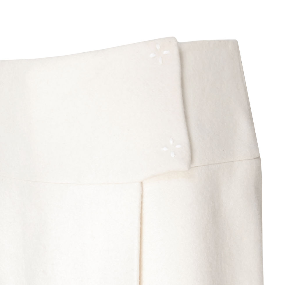 Thumbnail: 1998 'Miu Miu' Cream Mini Skirt