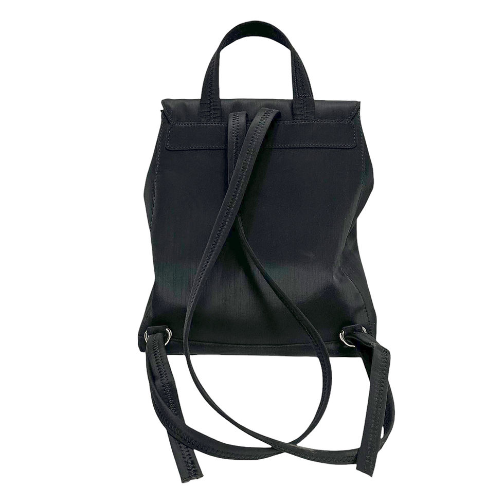 Thumbnail: 90s 'Laura Biagiotti' Black Backpack