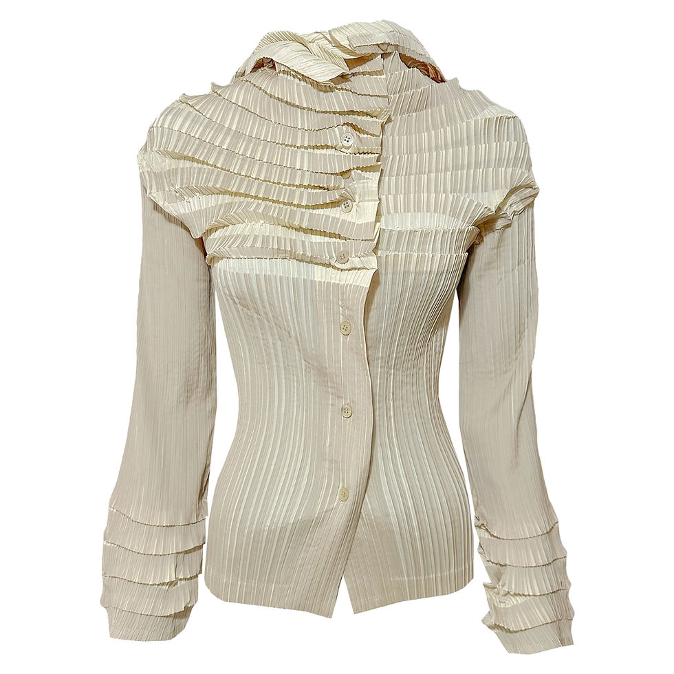 Thumbnail: 90s 'Issey Miyake' Pleated Blouse