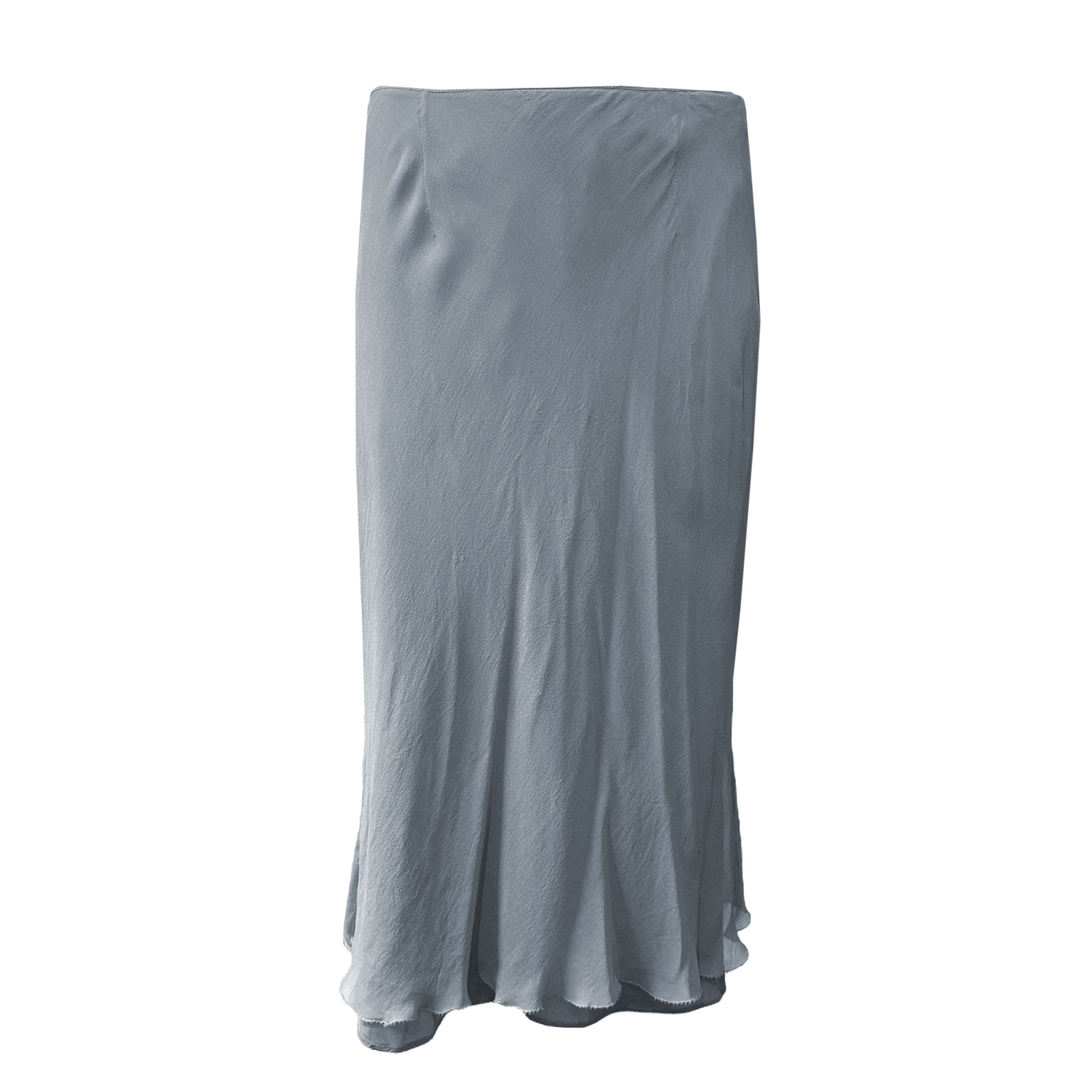 00s 'Alberta Ferretti' Silk Skirt