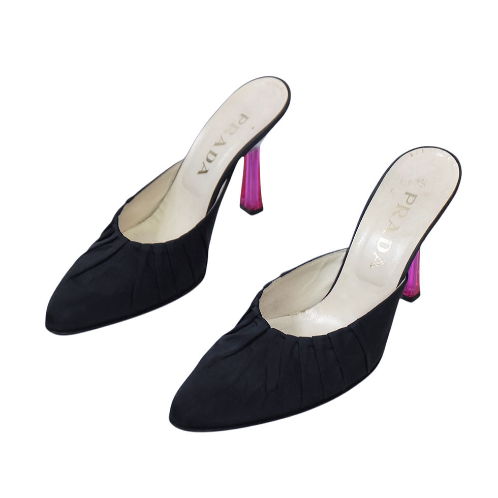 Thumbnail: 1998 'Prada' Heeled Mules