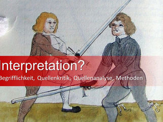 „Nein, das ist halt meine Interpretation!“ -
Vom Begriff „Interpretation“ und seiner Anwendung