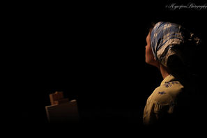 A photo of a woman from the production of Radium Girls at Walters State Community College, Morristown, Tennessee 2025