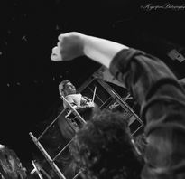 A photo of a drag queen in the production of RENT at Encore Theatrical Company, Morristown, Tennessee 2025