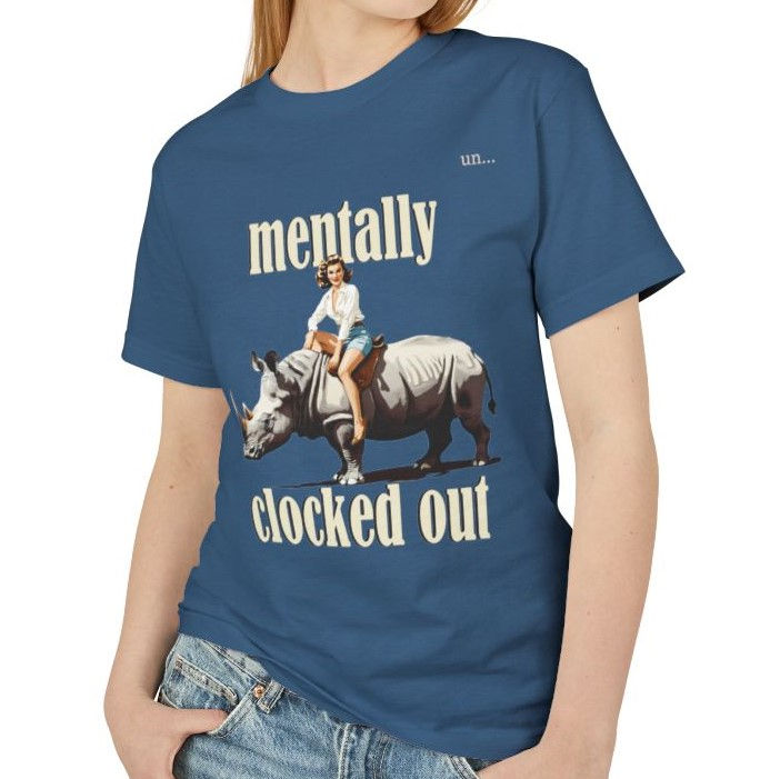 Thumbnail: un... ride the rhino - heavy tee shirt