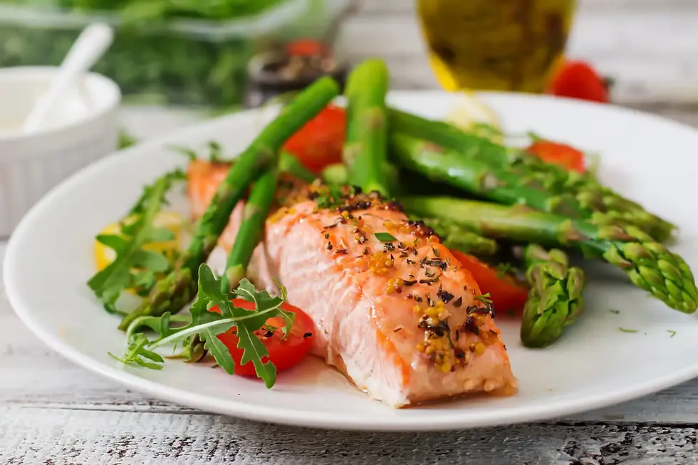 Seared Salmon with Asparagus